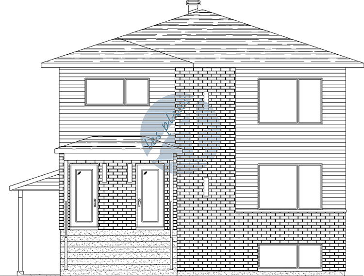 Façade - Triplex 25035A