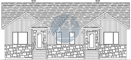 Plan de maison multifamiliale 25040A